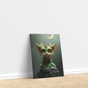 raxxa Canva: Night Dragon Cat