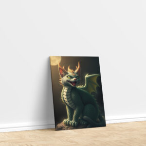raxxa Canva: Knucker the Dragon Cat