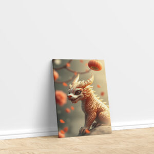 raxxa Canva: Abraxas the Cragon Cat