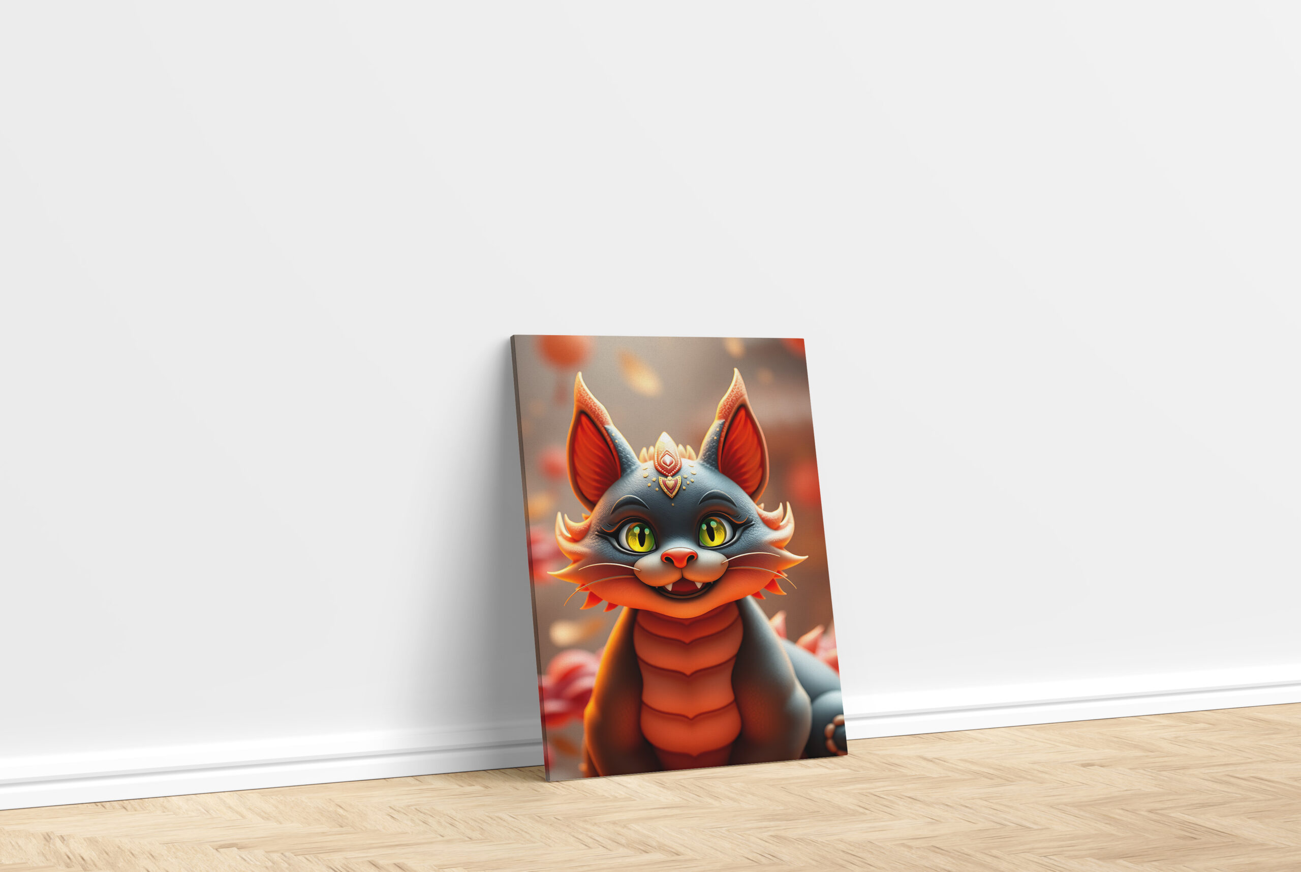 raxxa Canva: Falkor the Dragon Cat