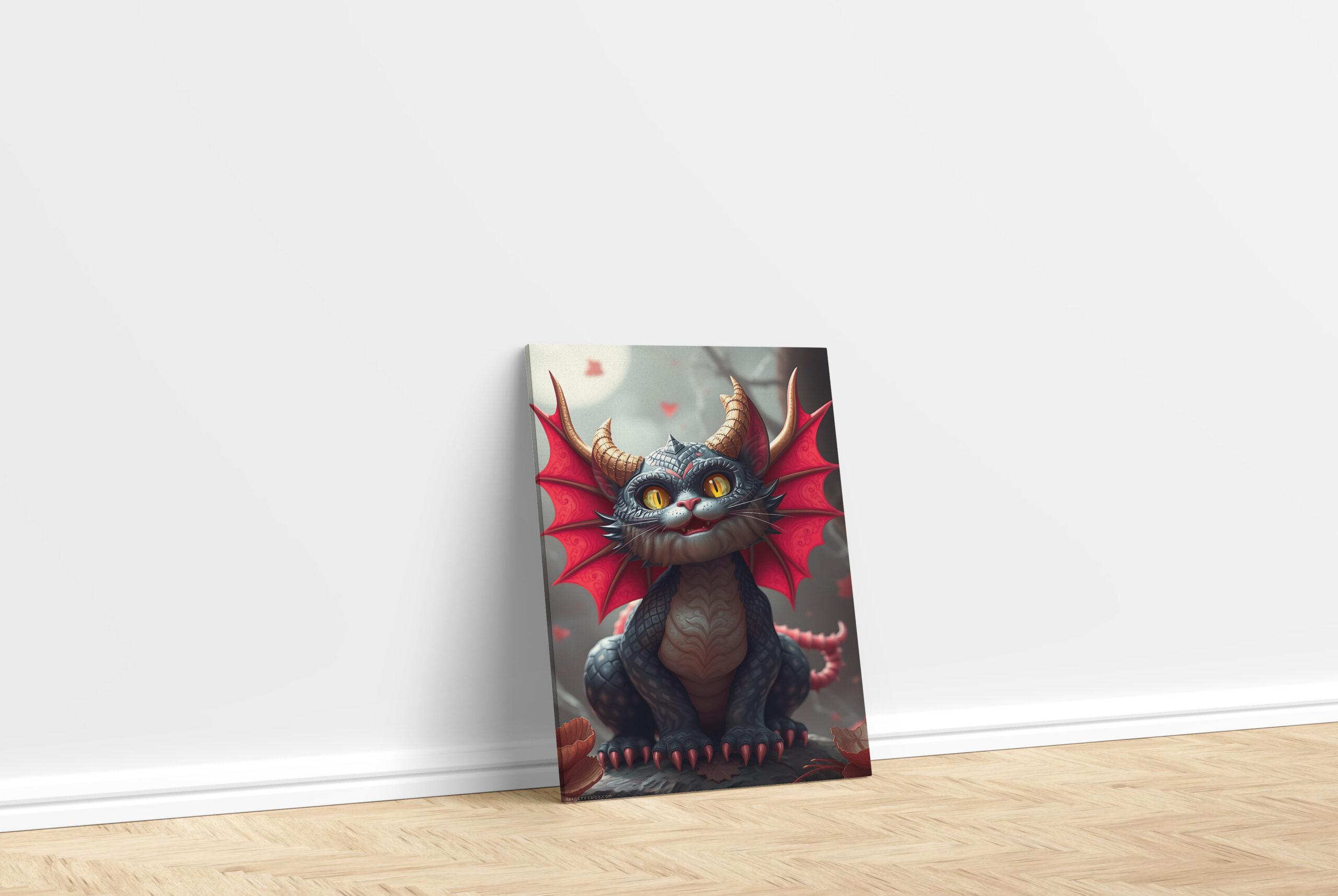 raxxa Canva: Ananta Boga the Dragon Cat