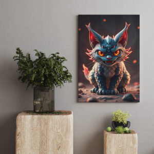 raxxa Canva: Brinsop the Dragon Cat