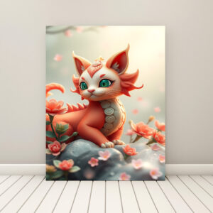 raxxa Canva: Tiamat the Dragon Cat