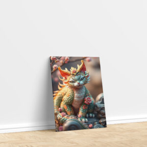 raxxa Canva: Zu the Dragon Cat