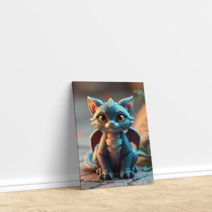 raxxa Canva: Sirrush the Dragon cat