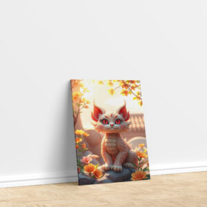 raxxa Canva: Ladon the Dragon Cat
