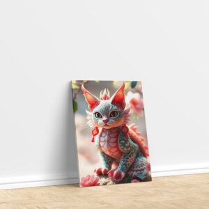 raxxa Canva: Shen Lung the Dragon cat