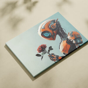 raxxa Canva: Roboter Rose