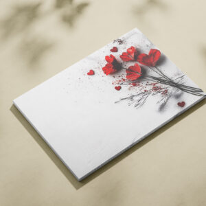 raxxa Canva: Romantische Herzen