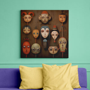 raxxa Canva: Whimsical faces 2