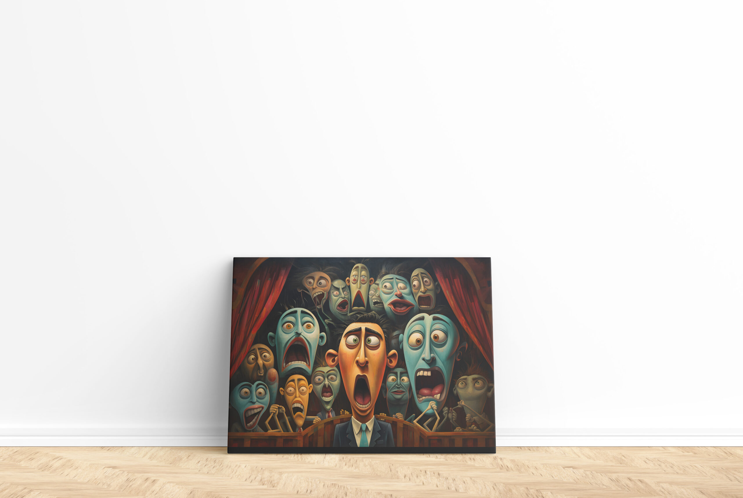 raxxa Canva: Whimsical Fear Concert Emotional 3