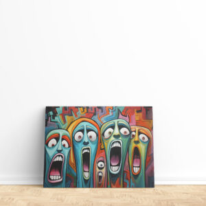 raxxa Canva: Whimsical Fear Concert Emotional 4