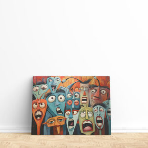 raxxa Canva: Whimsical Fear Concert Emotional 6