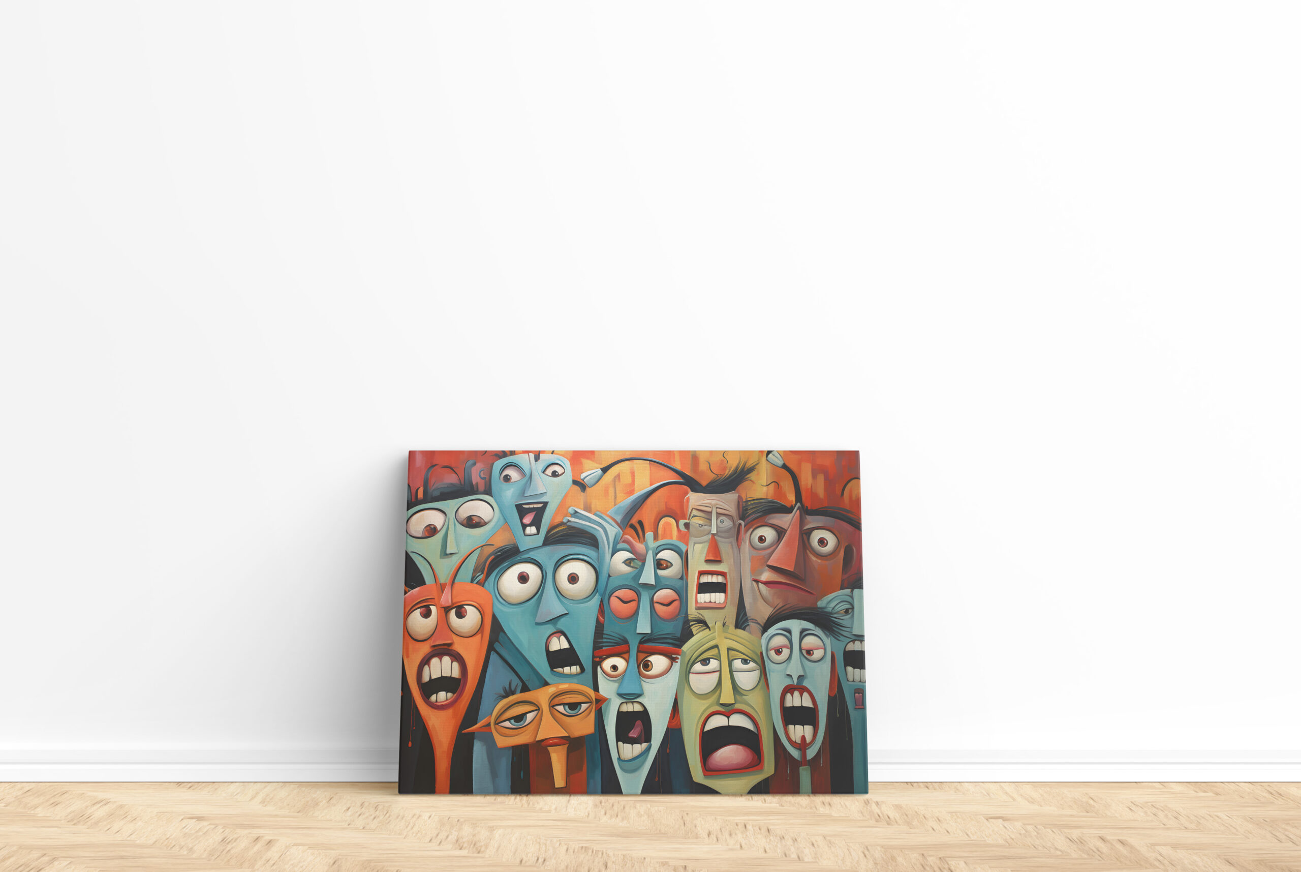 raxxa Canva: Whimsical Fear Concert Emotional 6
