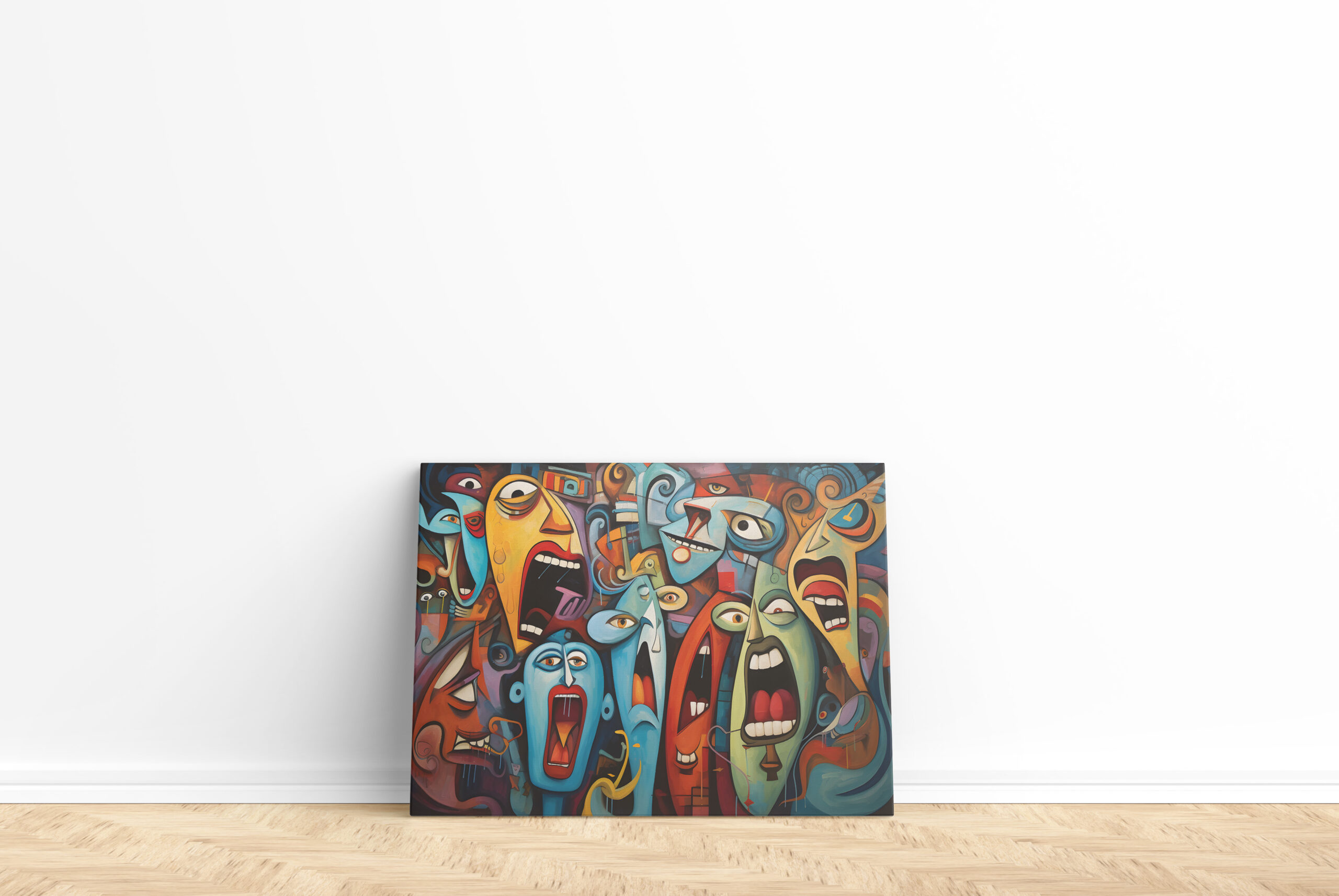 raxxa Canva: Whimsical Fear Concert Emotional 8