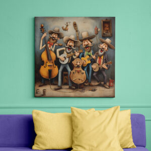 raxxa Canva: Whimsical Country  Western Band 3