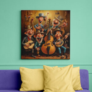 raxxa Canva: Whimsical Country  Western Band 4