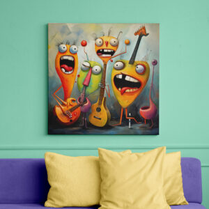 raxxa Canva: Whimsical Hard Rock Band 4