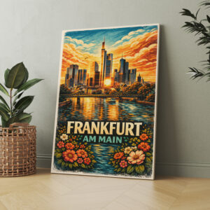 raxxa Canva: Skyline Frankfurt am Main