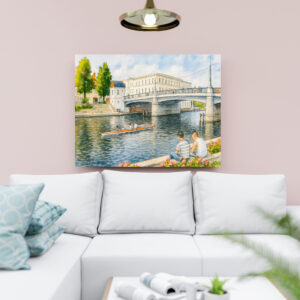 raxxa Canva: Jahrtausend bridge aquarell havelland style