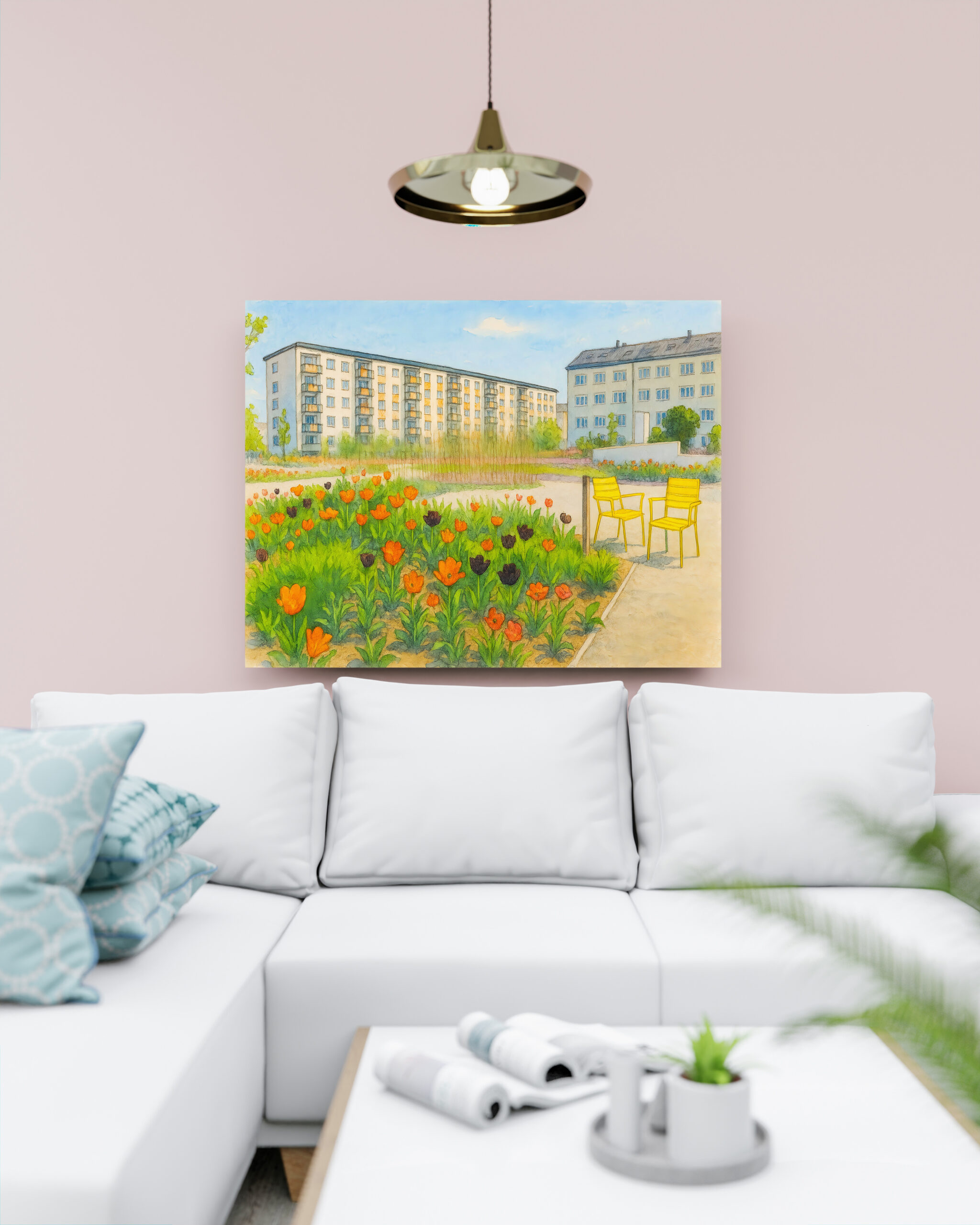 raxxa Canva: Premnitz tulips season aquarell havelland – Bild 3