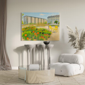 raxxa Canva: Premnitz tulips season aquarell havelland