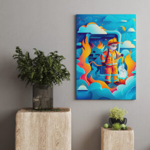 raxxa Canva: Future Firefighter Dream for Kids