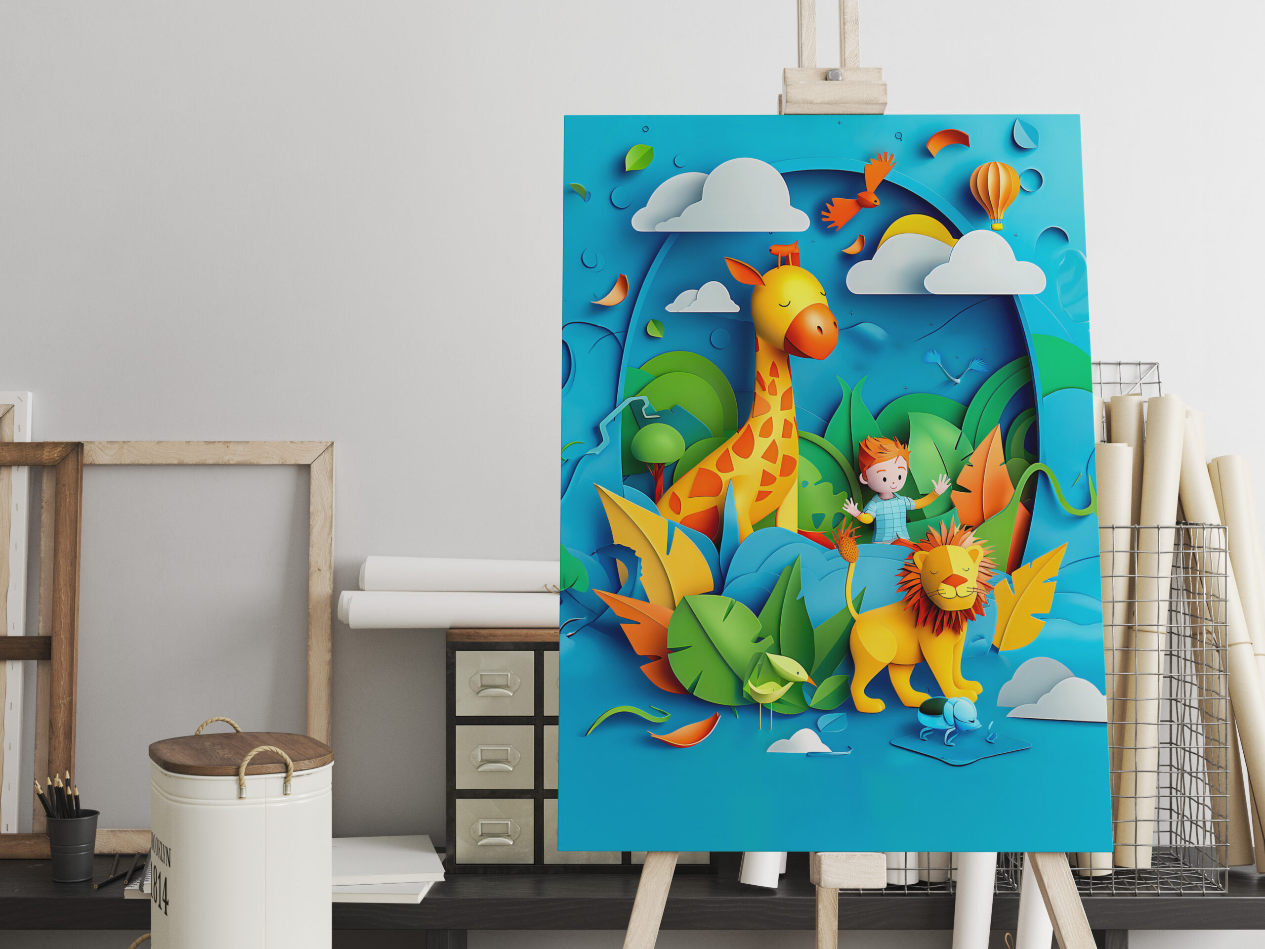 raxxa Canva: Future Wildlife Explorer Dream for Kids – Bild 2