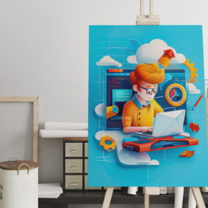 raxxa Canva: Future Engineer Dream for Kids