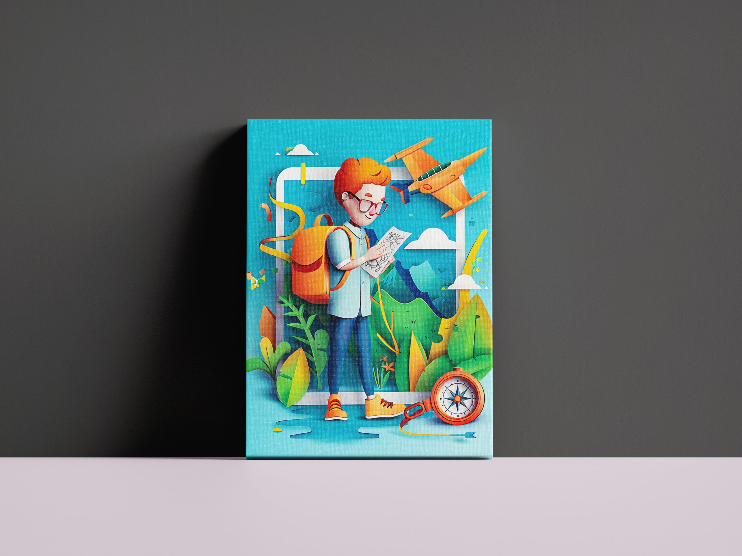 raxxa Canva: Future Travel Influencer Dream for Kids