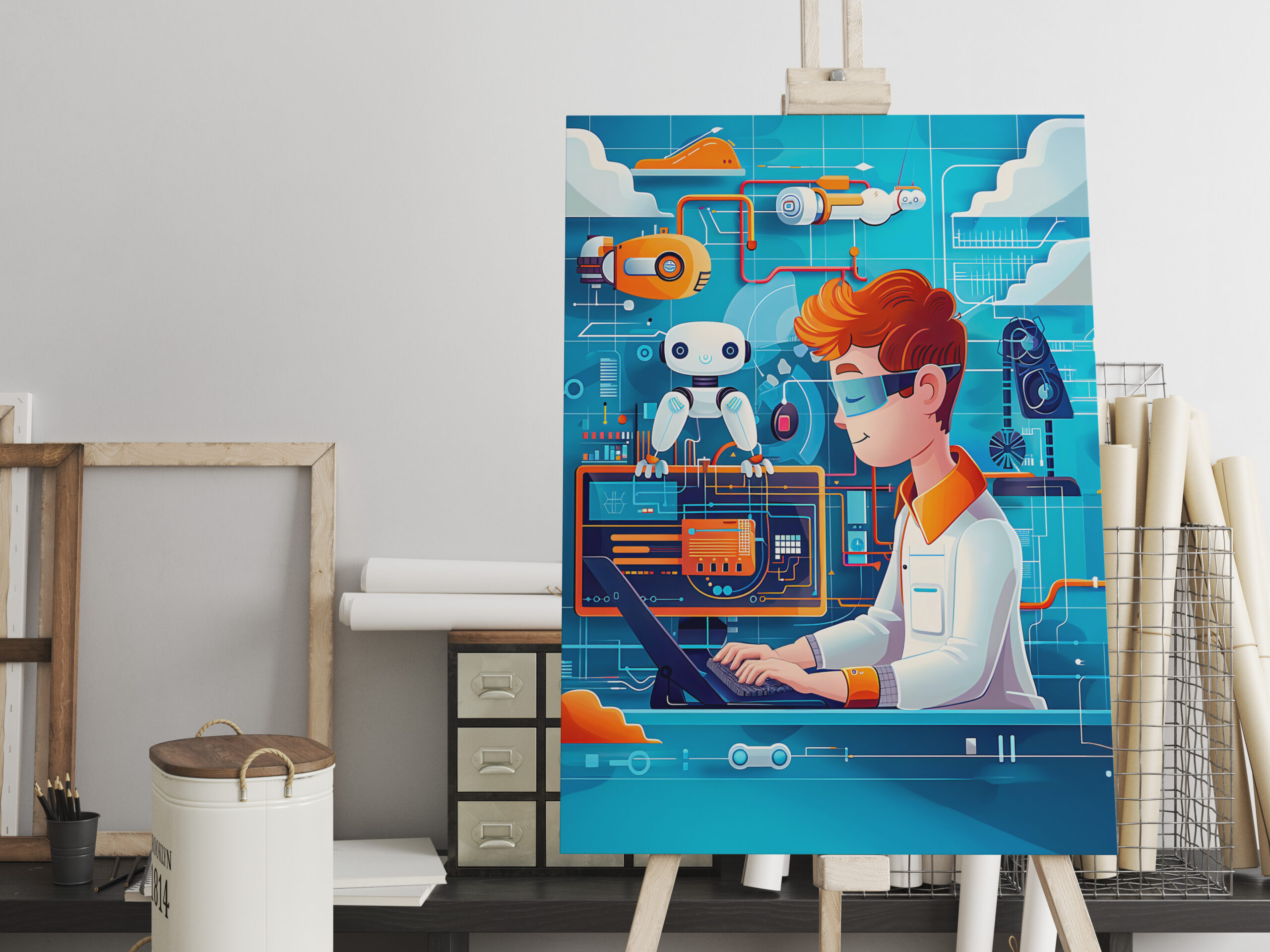 raxxa Canva: Future AI Robotics Dream for Kids – Bild 2