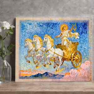 raxxa Canva: Apollo in Sun Chariot Holding a Golden Harp