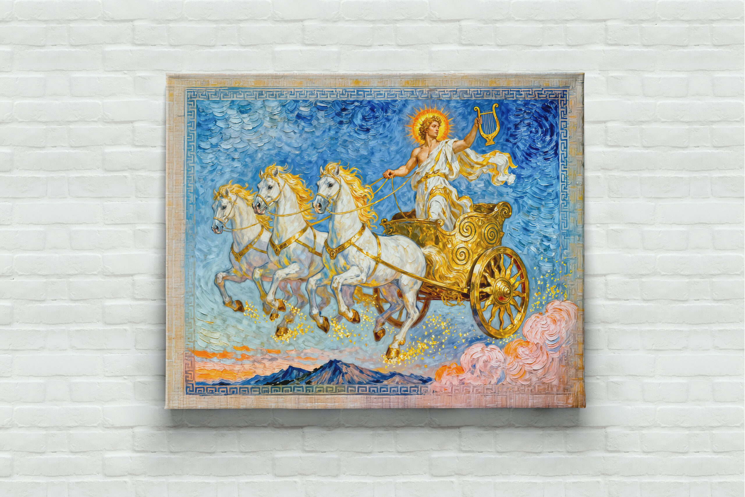 raxxa Canva: Apollo in Sun Chariot Holding a Golden Harp – Image 3