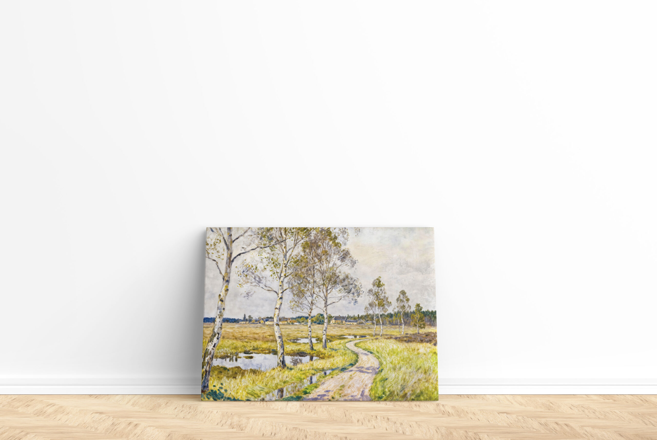 raxxa Canva: Impressionist Landscape of Worpswede in the Teufelsmoor Region – Bild 2