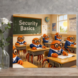 raxxa Canva: Spy Crab Classroom Learning Essential Security Basics