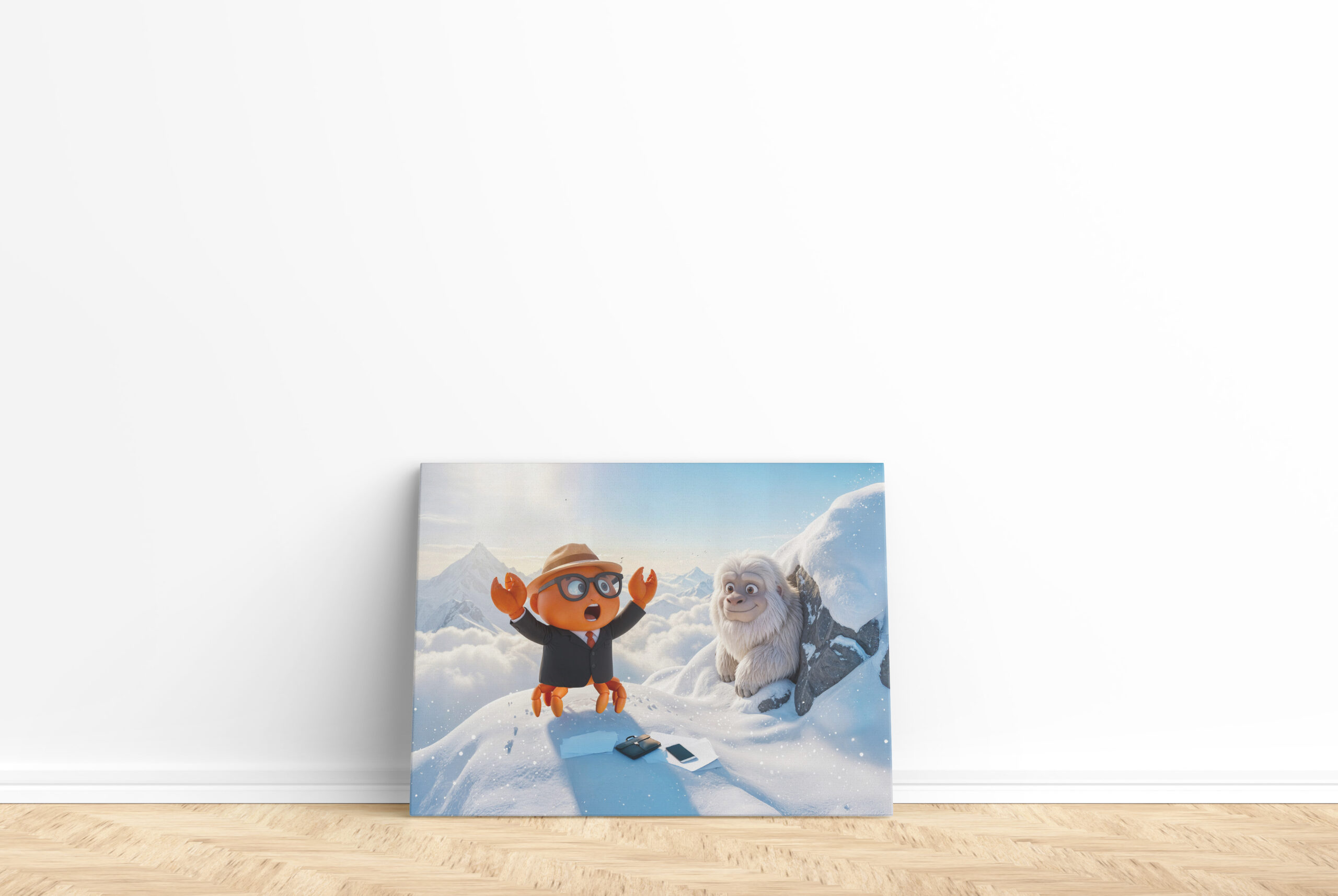 raxxa Canva: Spy Crab Shocked Seeing Real Yeti Creature – Bild 2