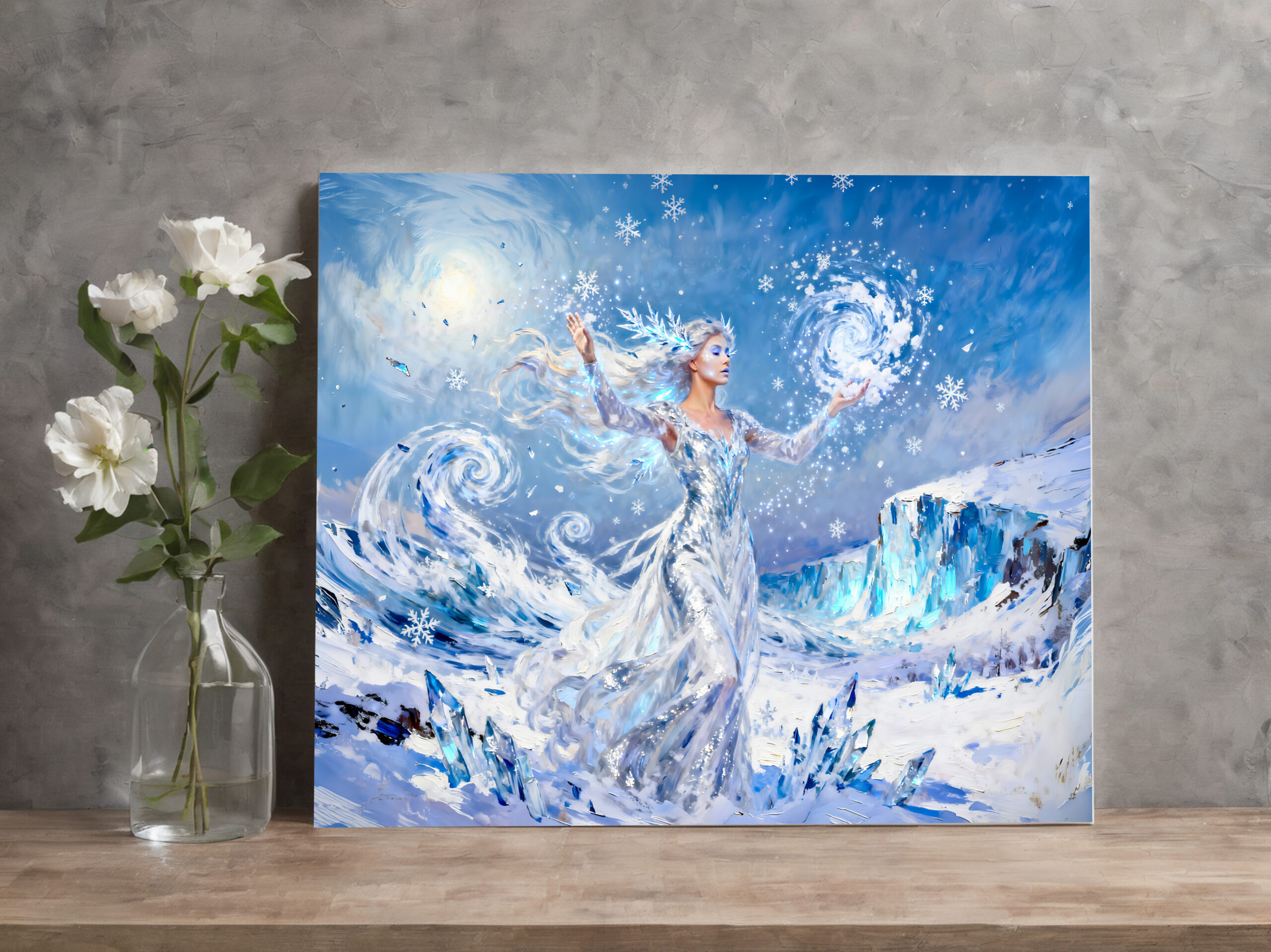 raxxa Canva: Chione Goddess of Snow and Ice – Image 3