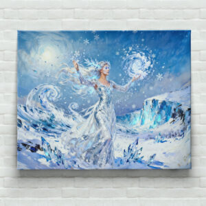 raxxa Canva: Chione Goddess of Snow and Ice