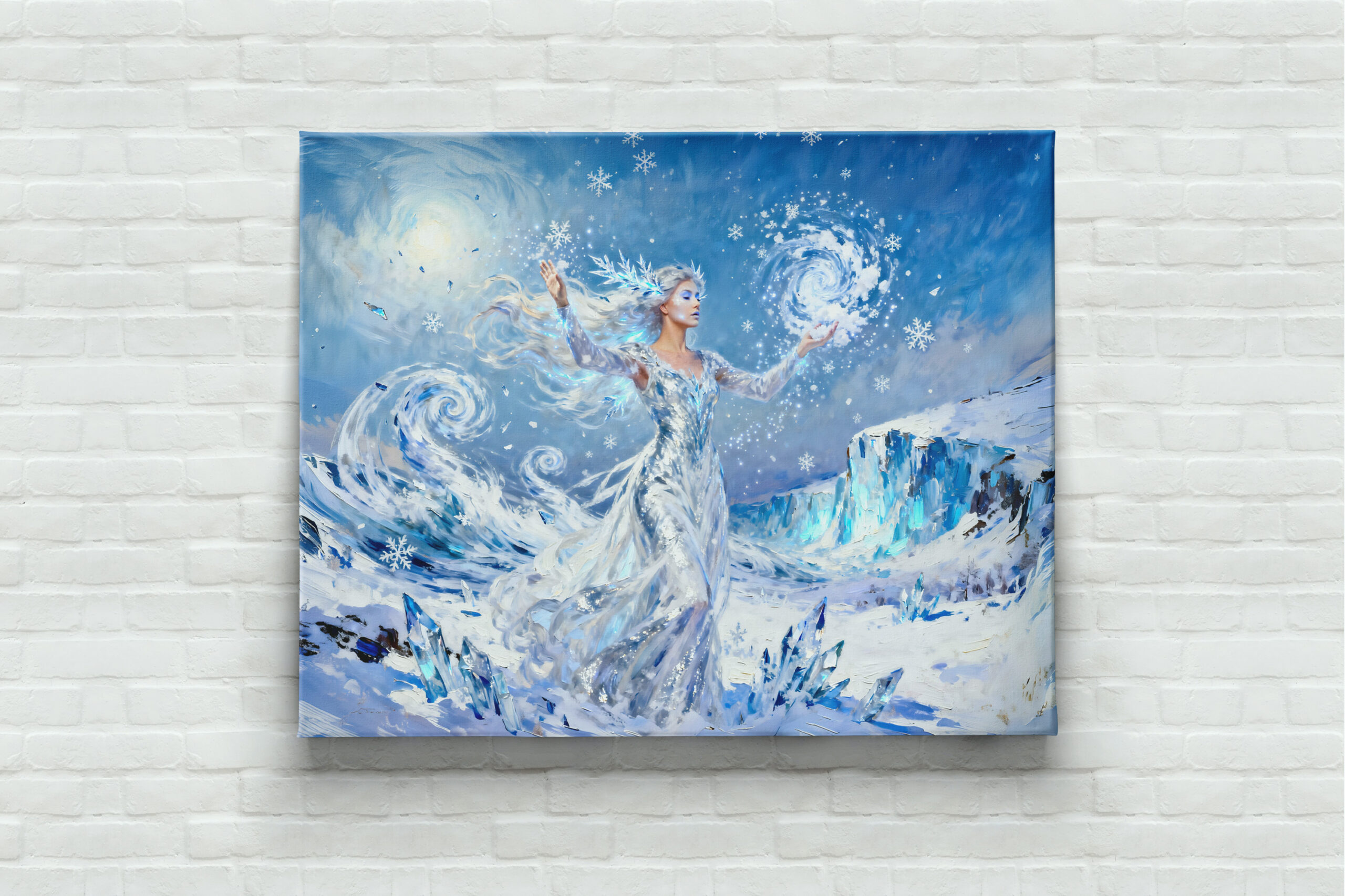 raxxa Canva: Chione Goddess of Snow and Ice