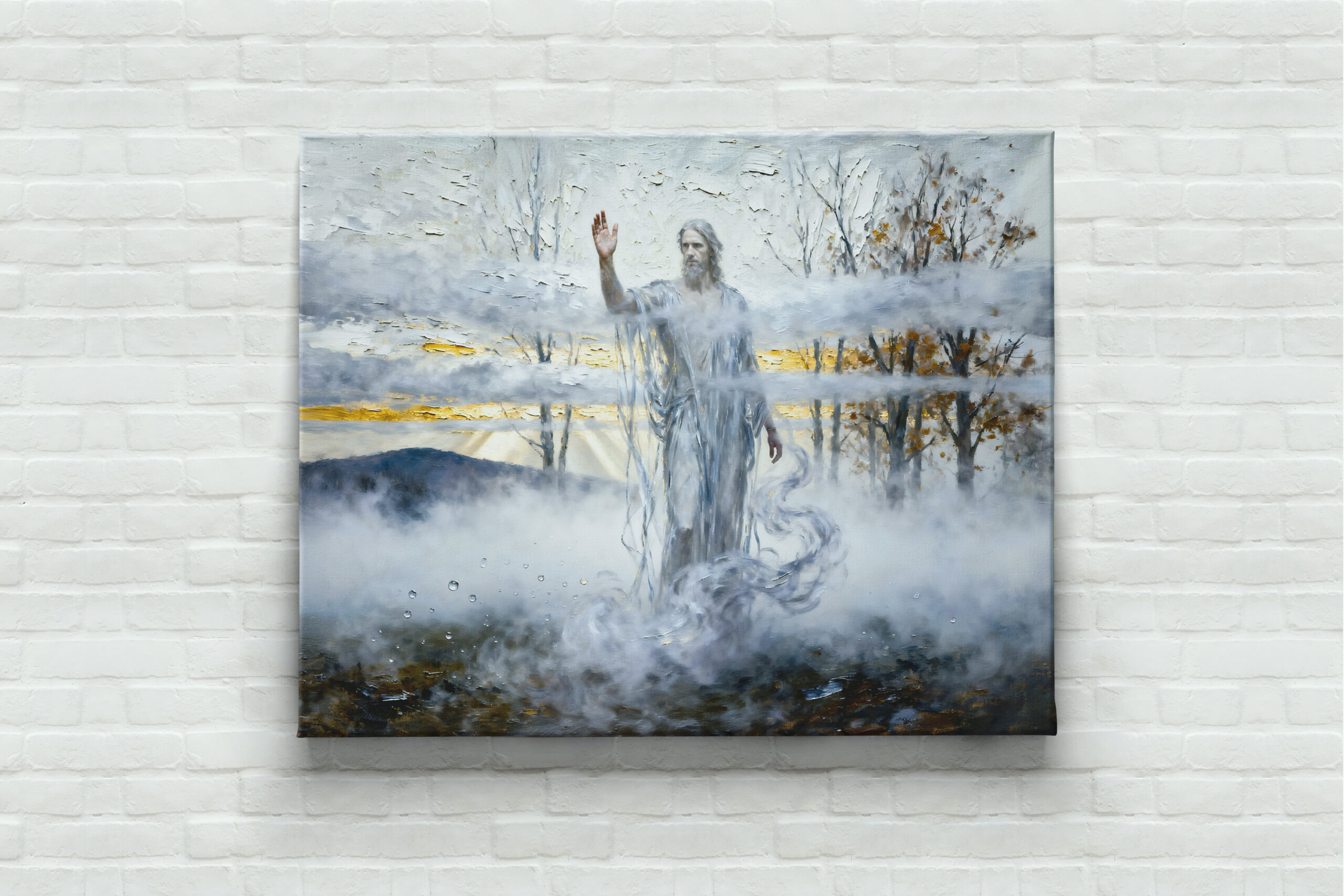 raxxa Canva: Kaikias God of the Northeast Wind and Mist from Greek Mythology – Image 3