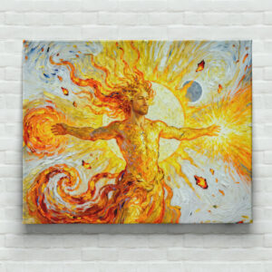 raxxa Canva: Helios God of the Sun from Greek Mythology