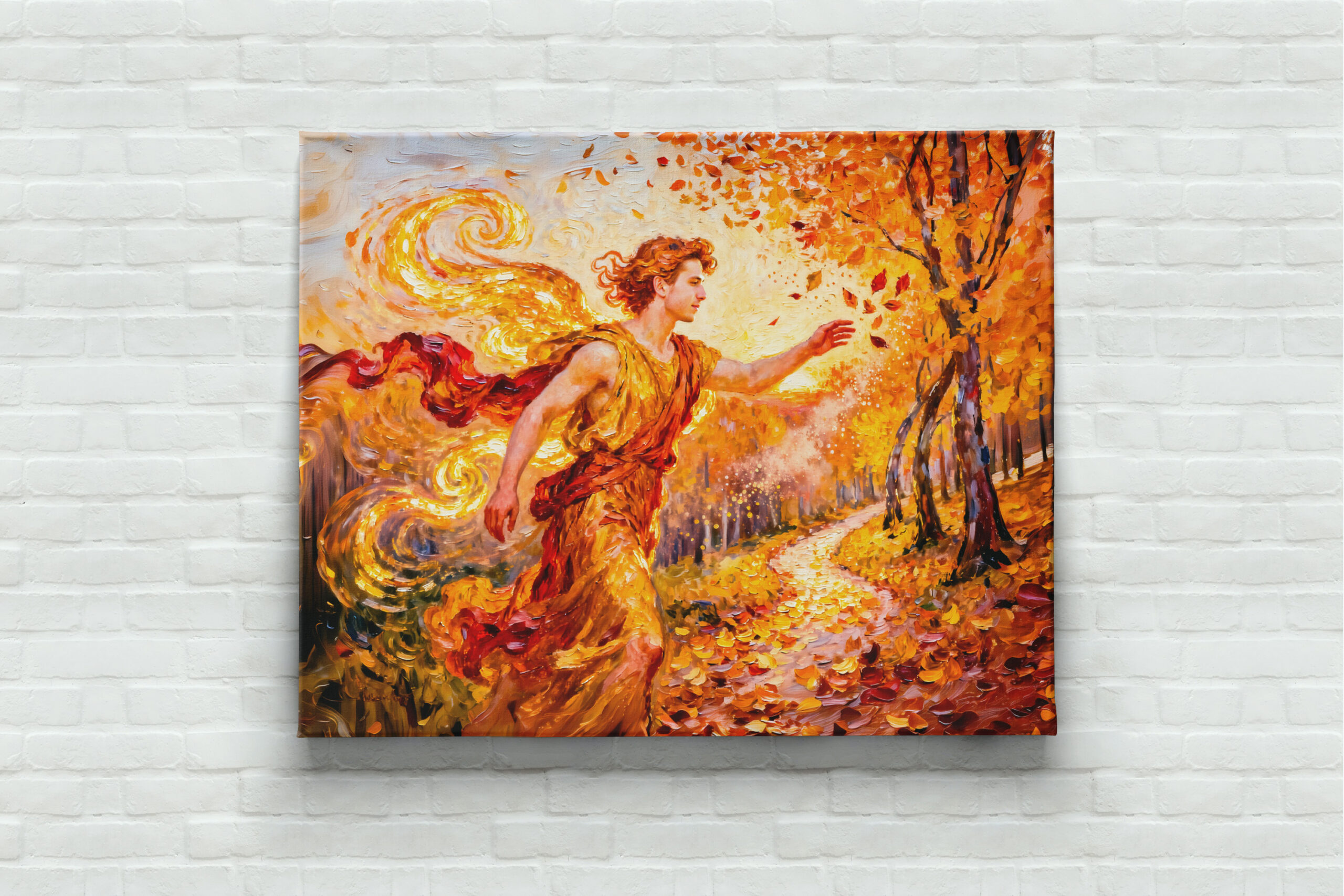 raxxa Canva: Zephyros God of the Western Wind from Greek Mythology – Bild 3