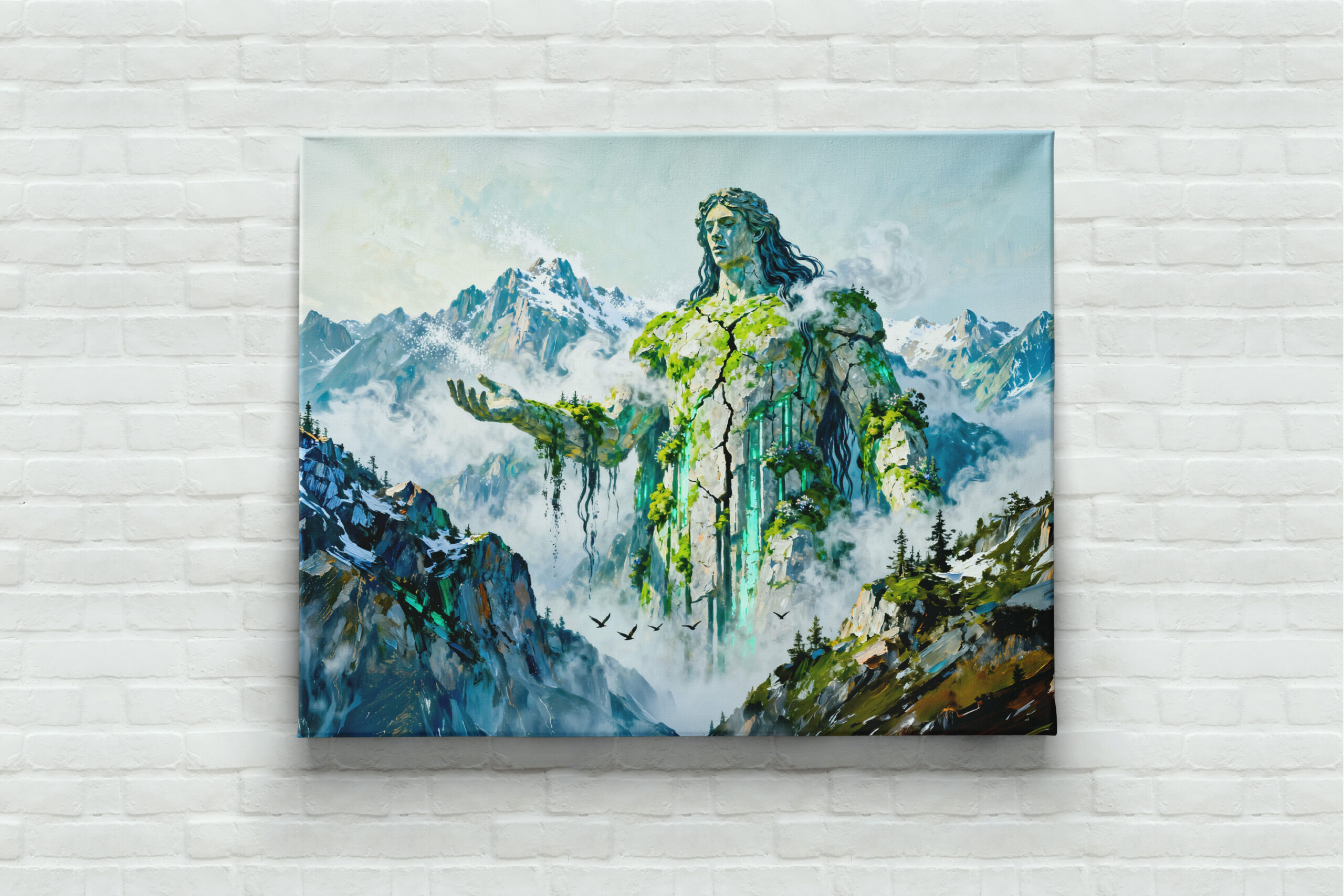 raxxa Canva: Ourea Primordial Spirits of the Mountains from Greek Mythology – Bild 3