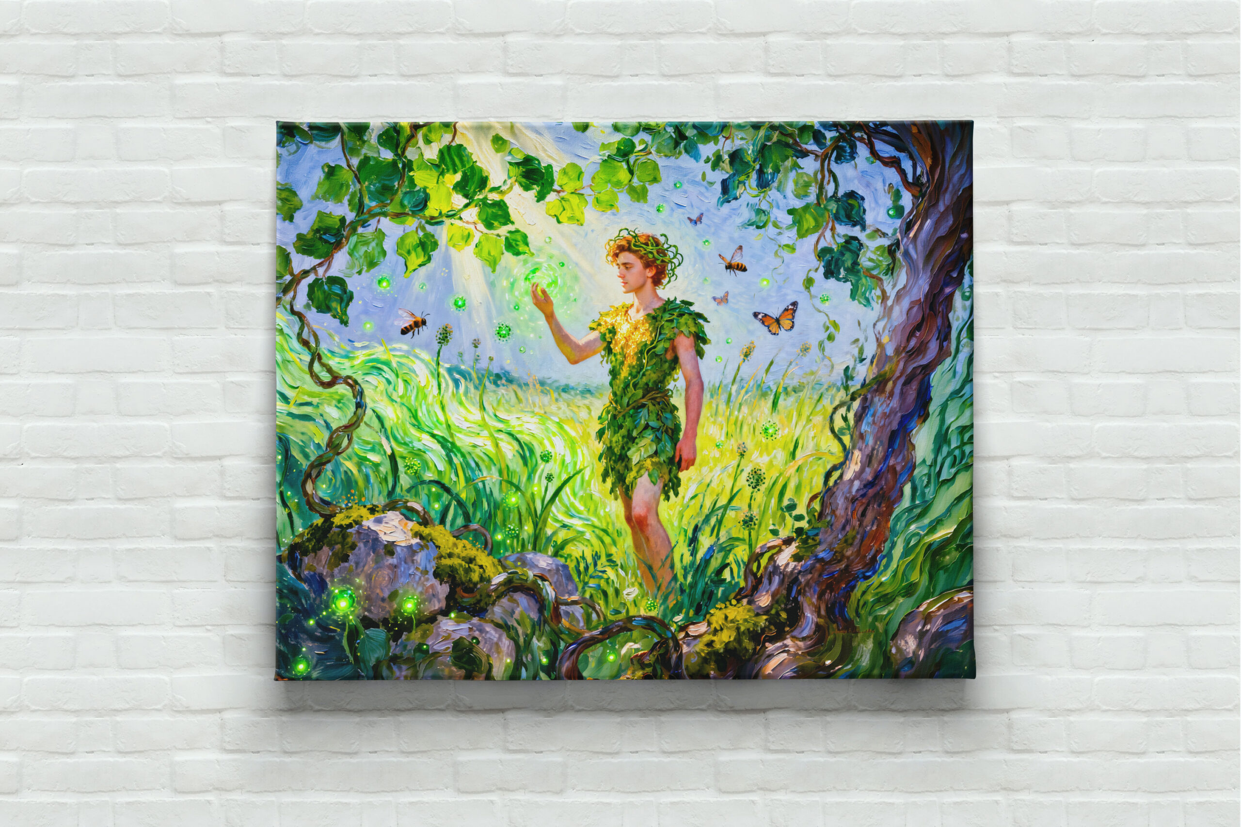 raxxa Canva: Aristaeus God of Agriculture and Nature from Greek Mythology – Bild 3
