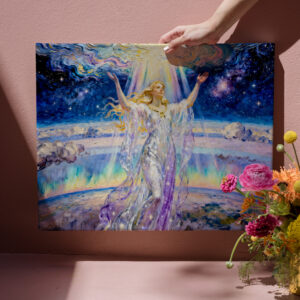 raxxa Canva: Eos Goddess of the Dawn and Heavenly Light from Greek Mythology