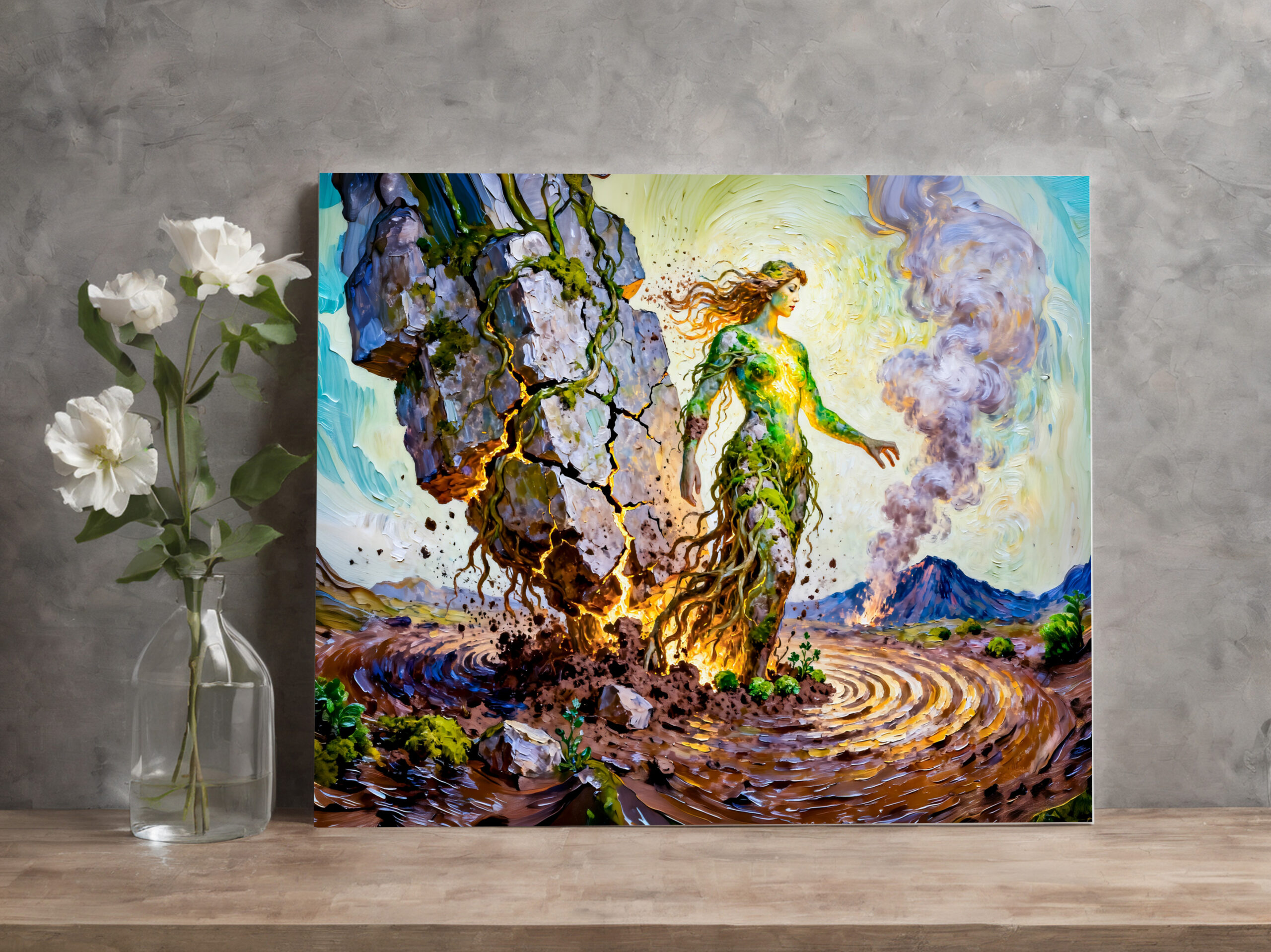 raxxa Canva: Gaia Goddess of Earth from Greek Mythology