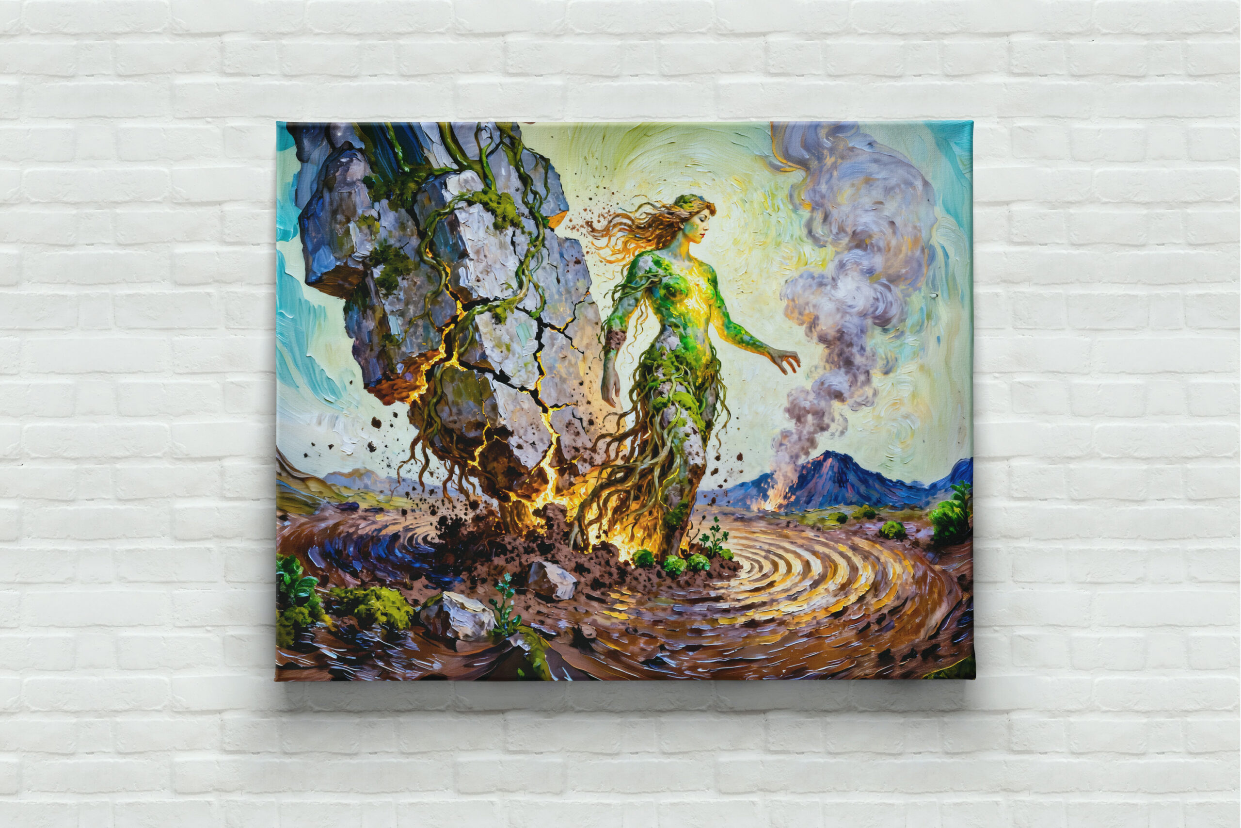 raxxa Canva: Gaia Goddess of Earth from Greek Mythology – Bild 2