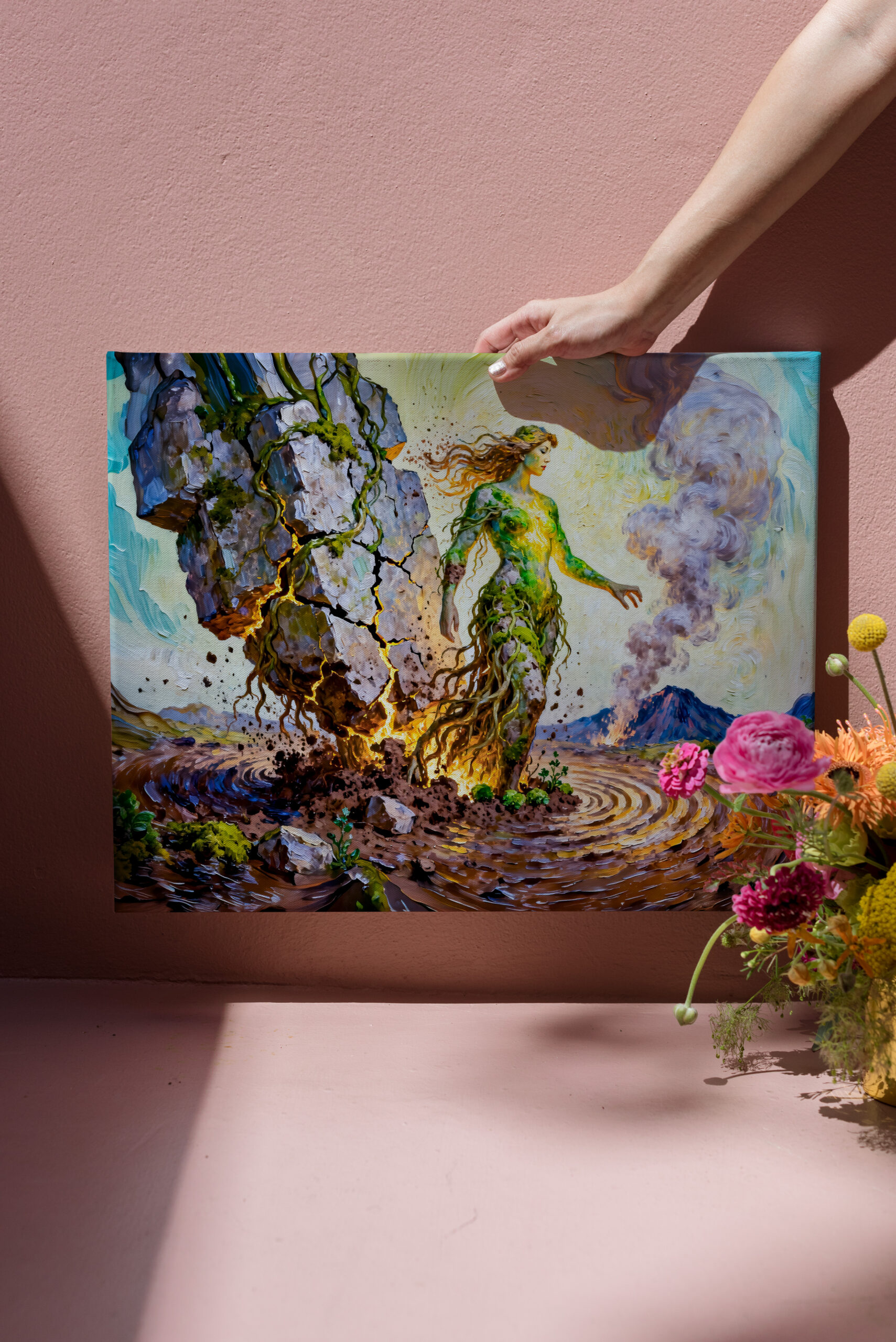 raxxa Canva: Gaia Goddess of Earth from Greek Mythology – Bild 3