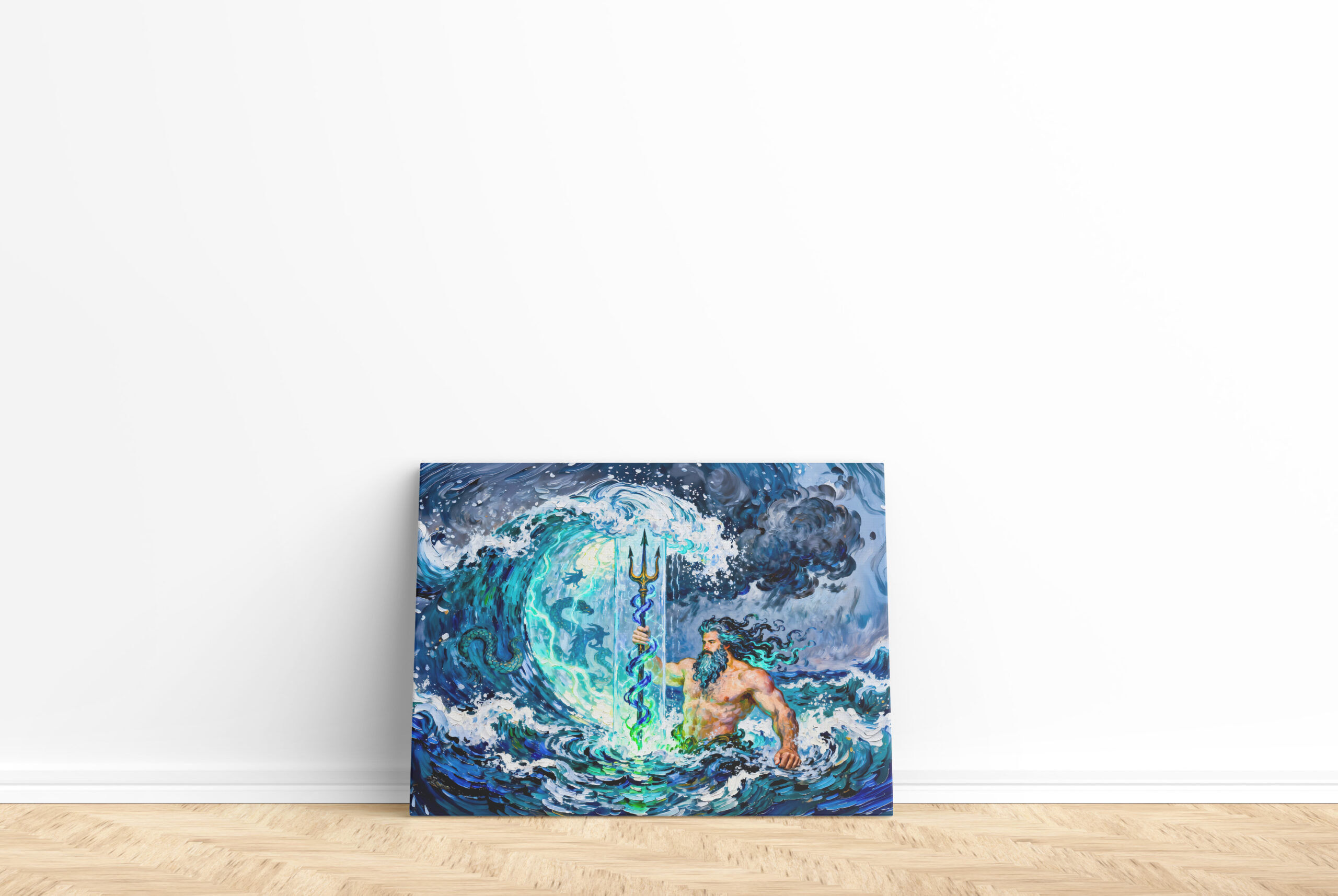 raxxa Canva: Poseidon God of the Sea – Bild 2