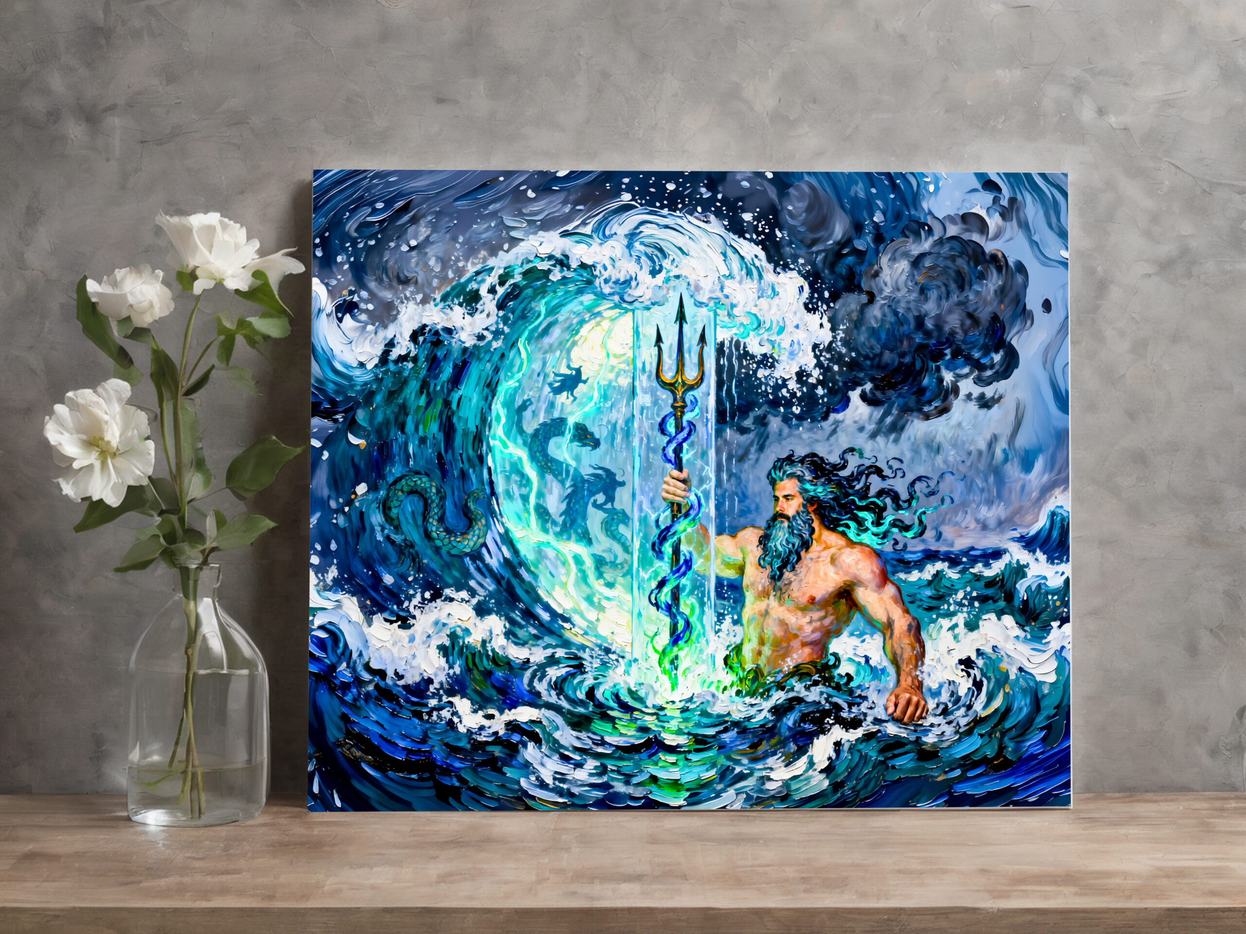 raxxa Canva: Poseidon God of the Sea – Bild 3
